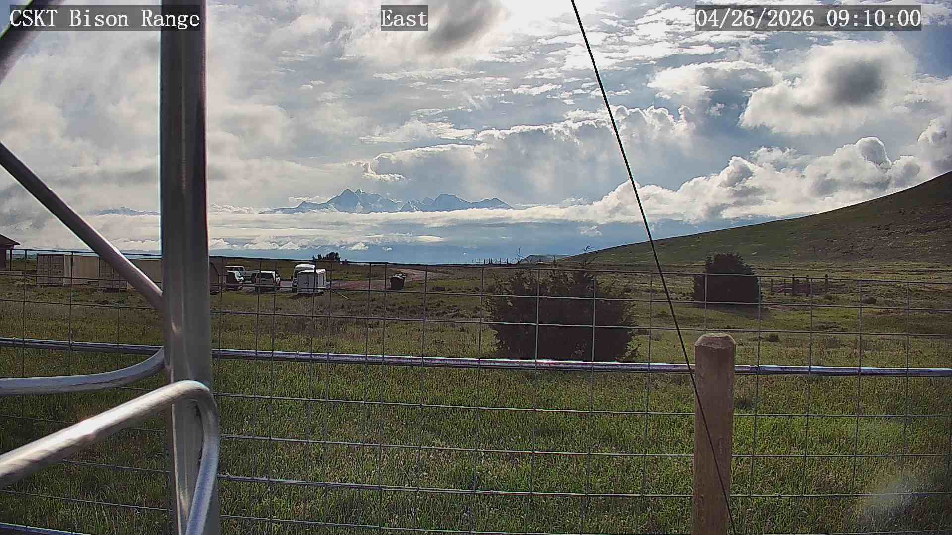 A beautiful morning at the CSKT Bison range, after a rainy evening.